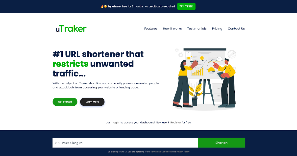 uTraker – URL Shortning service